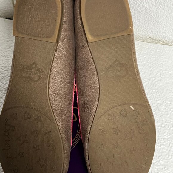 PRINCESS VERA WANG Sz 6 Dara Taupe & Pink‎ Ballet Flats Womens Slip On Shoes S02 - Picture 7 of 7